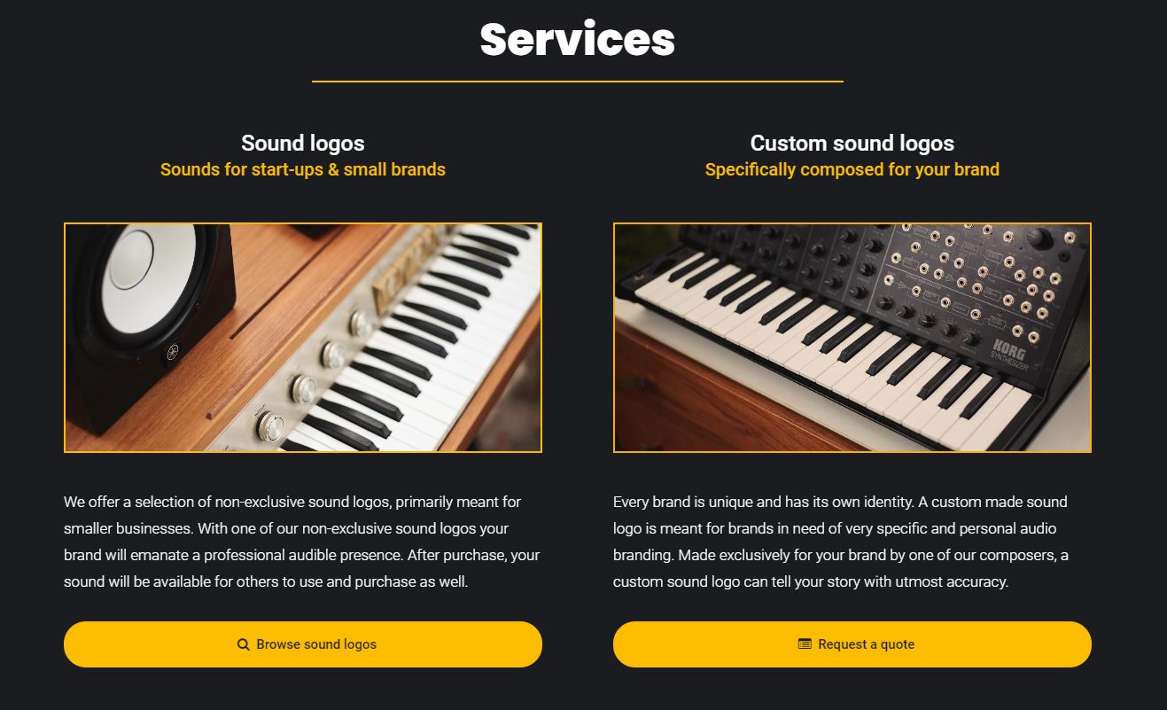 Services Page